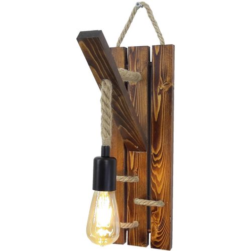 Ahşap Aplik 19 Walnut Wall Lamp slika 3