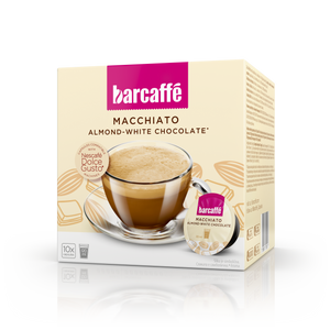 Barcaffe Macchiato Badem-Bela čokolada 140g