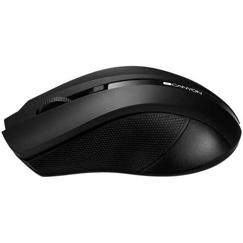 CANYON MW-5 2.4GHz wireless Optical Mouse with 4 buttons, DPI 800/1200/1600, Black, 122*69*40mm, 0.067kg slika 3