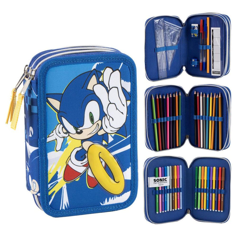 Plumier Sonic the Hedgehog triple slika 1