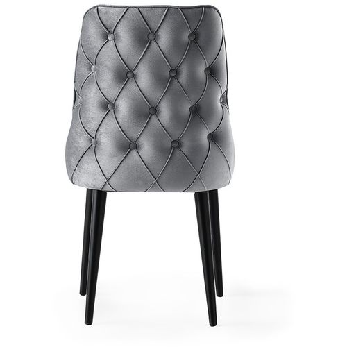 Seyhan - Grey - 3 Grey Chair Set (4 Pieces) slika 4