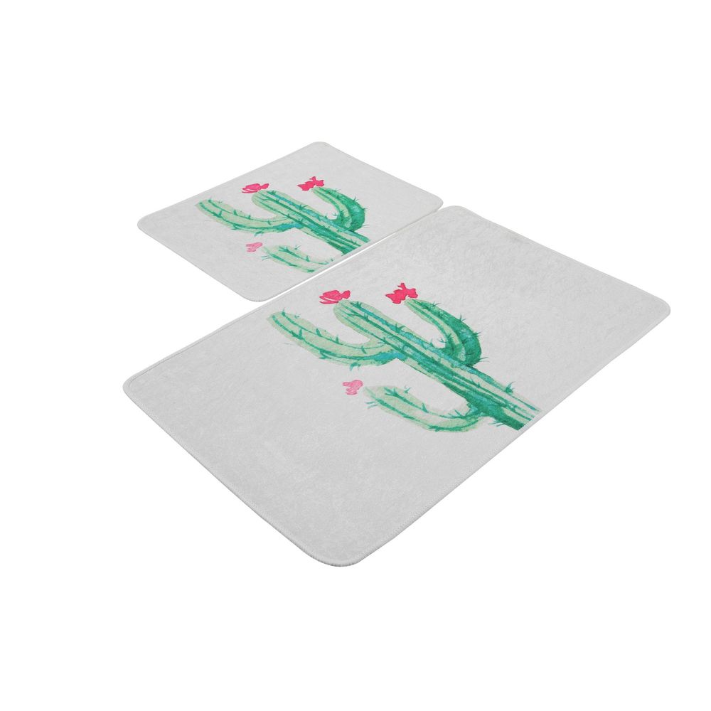 Set Kupatilskih Prostirki Fiore Djt Multicolor (2 Komada) slika 2