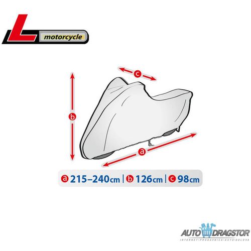 CERADA ZA MOTOR veličina L VODONEPROPUSNA D 215-240/V 126/Š 98 slika 3