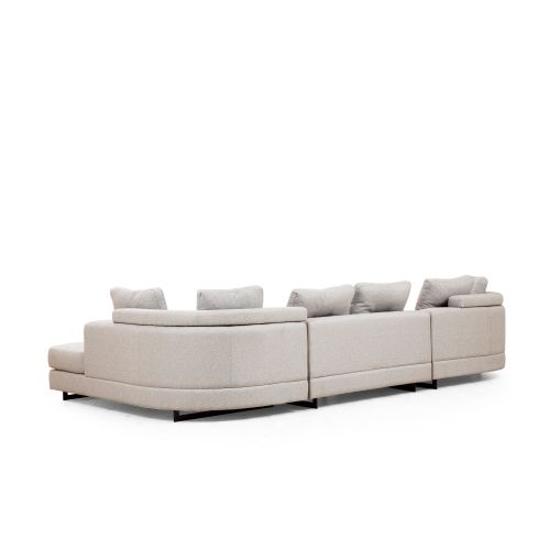 Atelier Del Sofa Padova Corner -2 - Svetlo Siva Ugao Garnitura slika 6