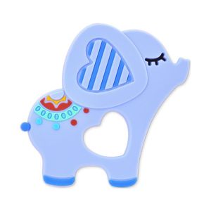 Lorelli Silikonska Glodalica Za Bebe Elephant - Lucky Blue