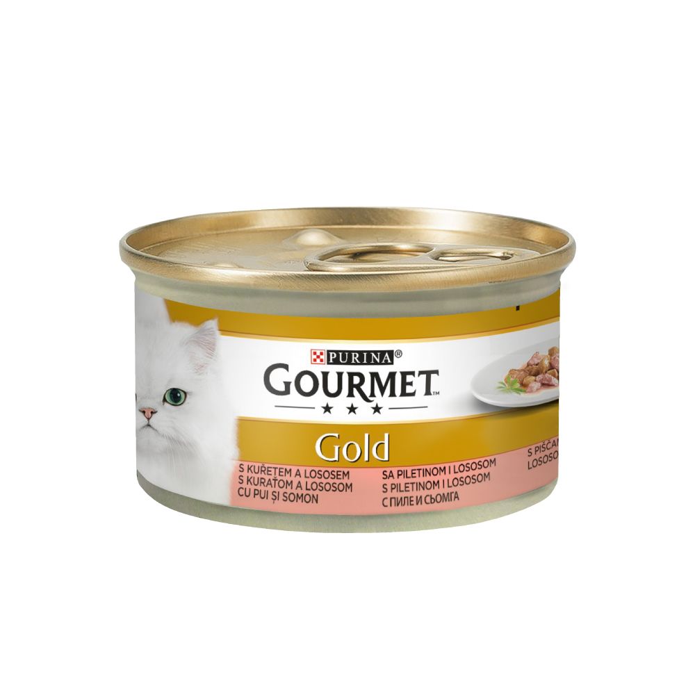 Gourmet Gold losos i piletina 85 g slika 1