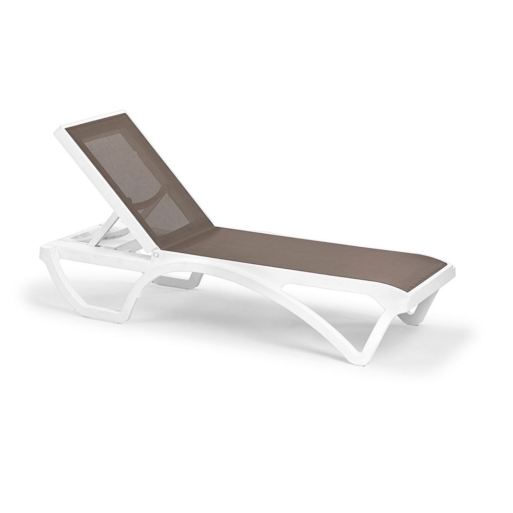 Royale Mesh - Bijela, Taupe Sunlounger slika 1