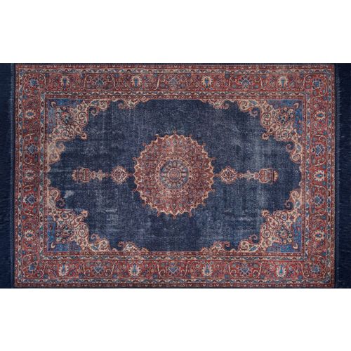 Conceptum Hypnose Blues Chenille - Tamnoplavi AL 87 Višebojni Tepih (230 x 330) slika 2