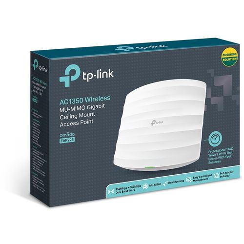 TP-LINK acces point EAP225 Wi-F AC1350 867Mbps 450Mbps 1x GLAN 4x interna antena slika 4