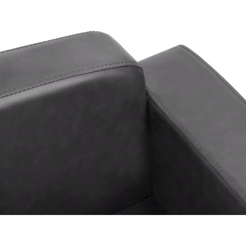 Sofa za pse siva 80 x 50 x 40 cm od umjetne kože slika 39