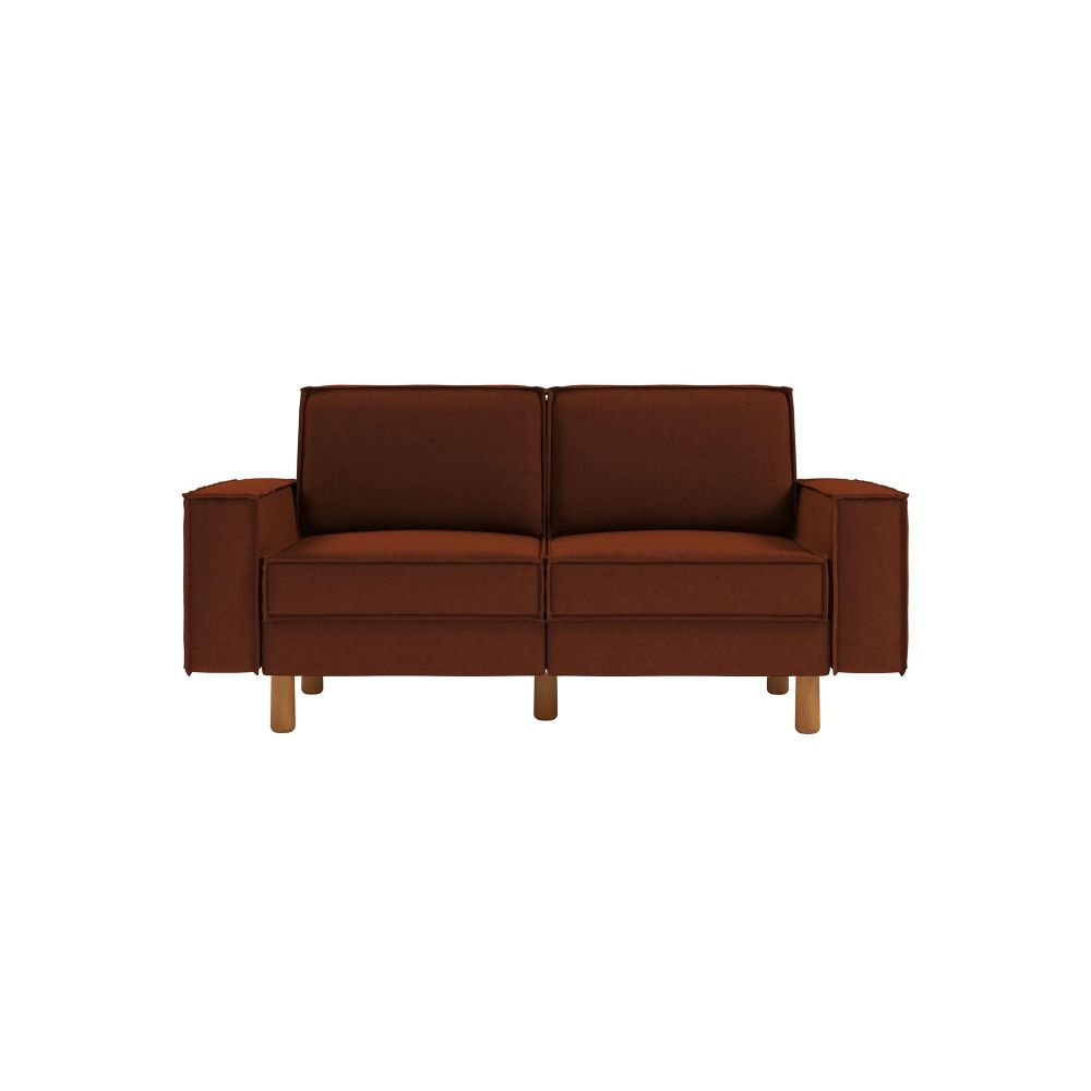 Dvosjed Sofa Sparrow 2 - boje: crvena pločica orah slika 2