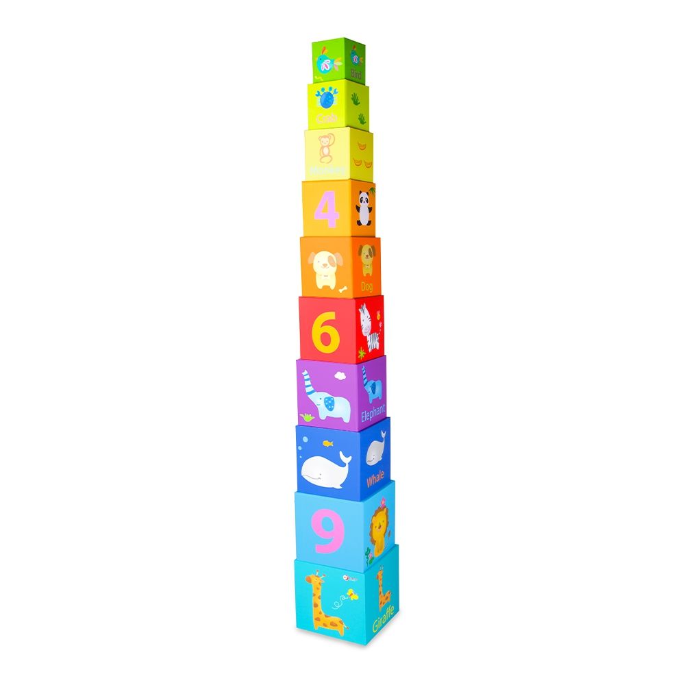 Classic World magic box blocks puzzle tower edukativna igračka slika 5