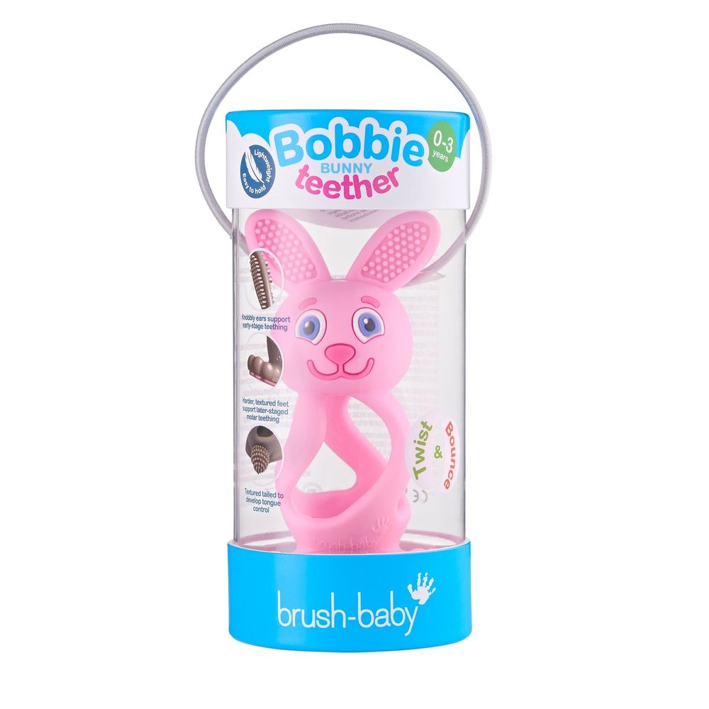 Brush-Baby Glodalica Bobbie Bunny 3D - Roza slika 8