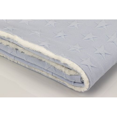 Interbaby Dvostrana Dekica 80x100cm Stars Blue slika 7