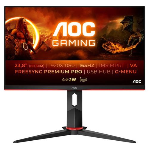 Monitor AOC 24" 24G2SPU, IPS, FHD, DP, HDMI, 1ms, 165Hz slika 1