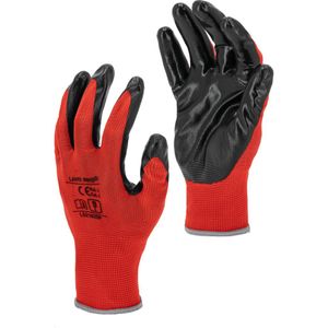 RUKAVICE NITRIL CRNO-CRVENE 12 PAR "10"  L221910W