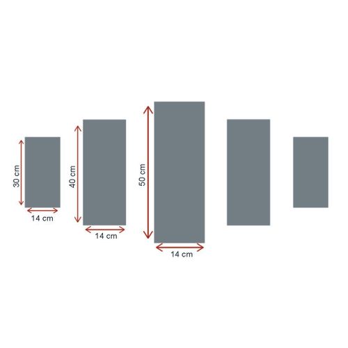 Wallity Slika ukrasna platno (5 komada), 5PUC-104 slika 2