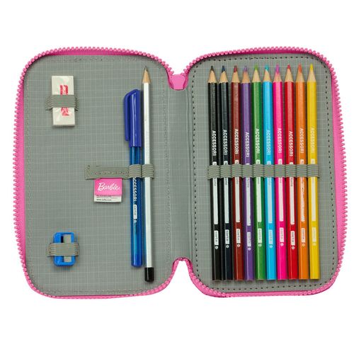 Barbie Love double pencil case 28pcs slika 4