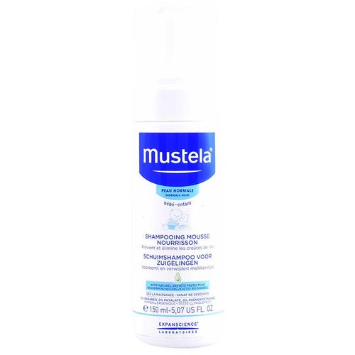 Mustela BÉBÉ foam shampoo for newborn normal skin 150 ml slika 2