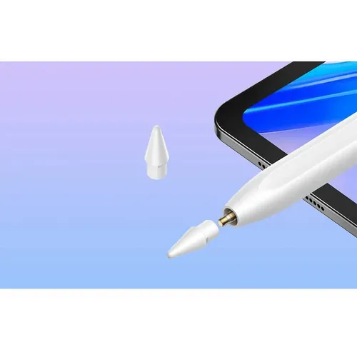 BASEUS kapacitivna Stylus Writing LED olovka (aktivna/pasivna verzija + Type C na Type C kabel) 130 mAh bijela slika 6