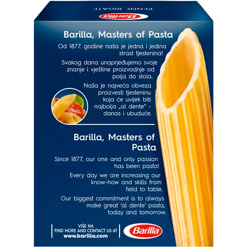 Barilla Penne Rigate 73 Imu 500g slika 2