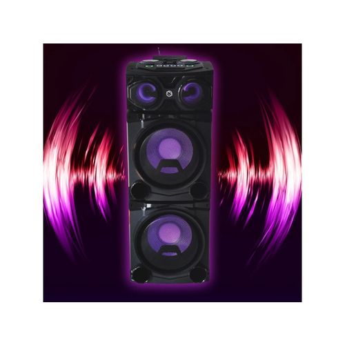 MANTA karaoke, 100W, modularne, FM, BT, USB, SD, bež mik, daljinsk, crni SPK5520 slika 6