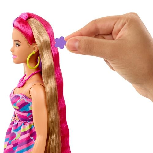 Barbie lutka Totally Hair smeđa slika 4