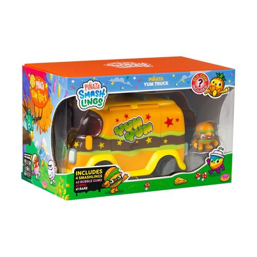 Smashlings Rainbow Party Bus Set slika 1