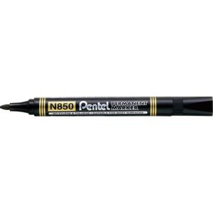 Marker permanentni PENTEL N850-A crni okrugli vrh, pakiranje 12/1