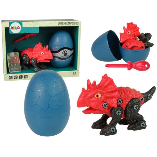 Set dinosaur Triceratops s jajetom DIY slika 1