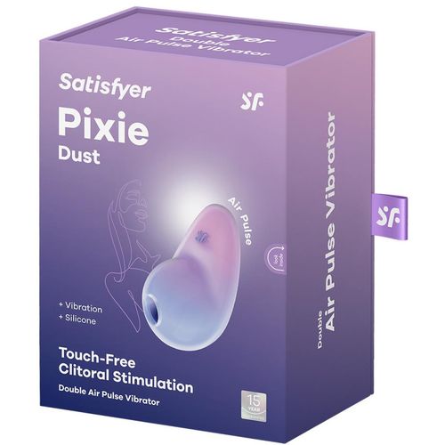 Stimulator klitorisa Satisfyer Pixie Dust, ljubičasto/rućičasti slika 1