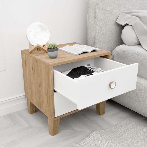 Lisa 3690 Oak
White Nightstand slika 5