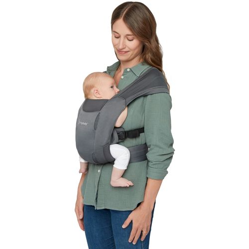 Ergobaby Embrace Soft Air Mesh nosiljka Washed Black slika 19