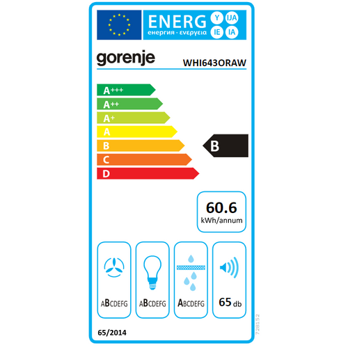 Gorenje napa WHI643ORAW slika 2