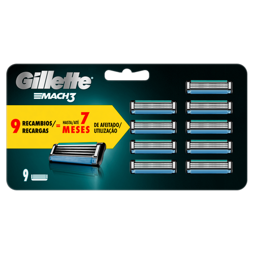 Gillette Mach 3 ulošci dopune 9 komada slika 1