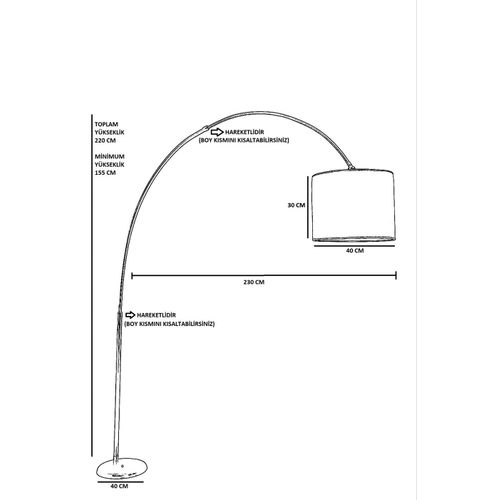 Antracitna podna lampa sa mat kromiranim postoljem i sivim abažurom slika 3