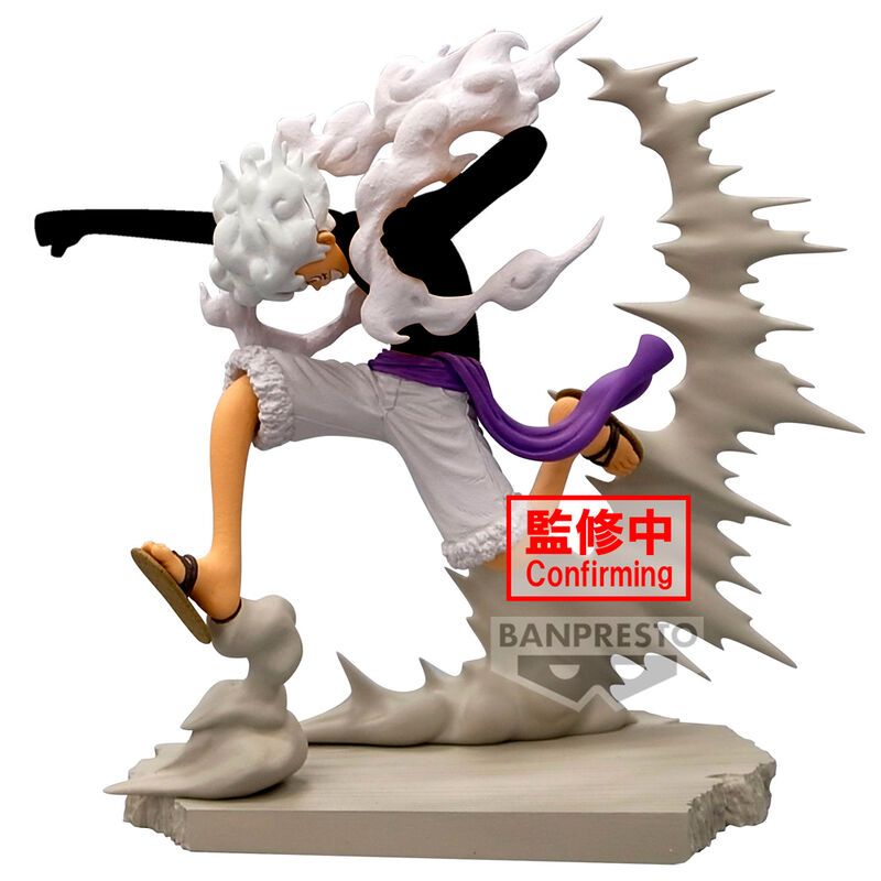 BANPRESTO One Piece Senkozekkei Monkey D Luffy Gears5 figure 7cm image