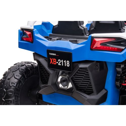 Buggy na akumulator XB-2118 Police 4×4 – dvosjed – plavi slika 9