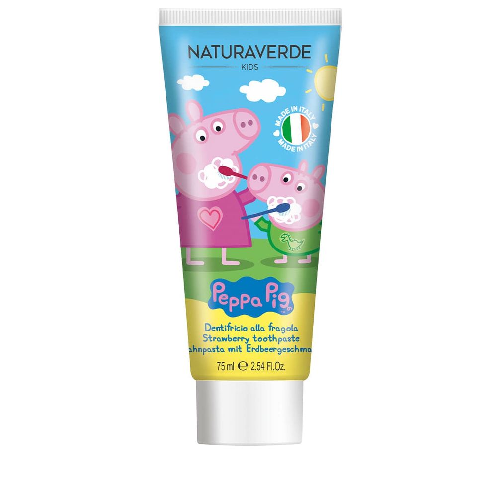 Naturaverde Kids Peppa Pig dječija pasta za zube jagoda 75ml slika 1