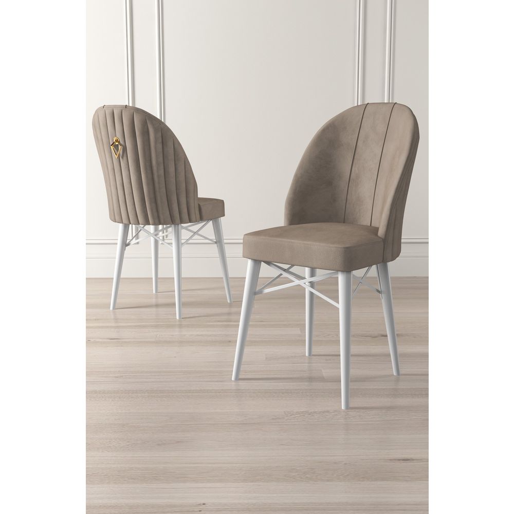 Ritim - Set bijelih stolica za cappuccino (4 komada) slika 2