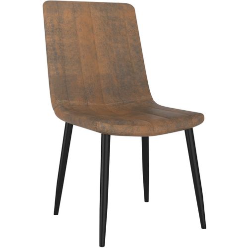Blagovaonske stolice od umjetne kože 6 kom smeđe slika 17