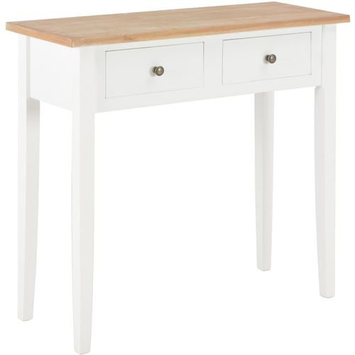 280053 Dressing Console Table White 79x30x74 cm Wood slika 16