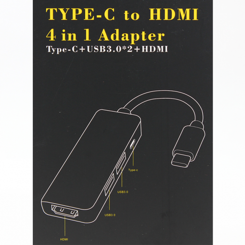 Adapter Type C na HDMI 2xUSB 3.0 type C 4u1 slika 7