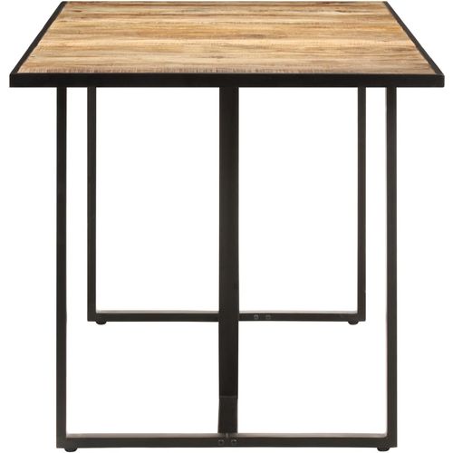 Blagovaonski stol 200 cm od grubog drva manga slika 3