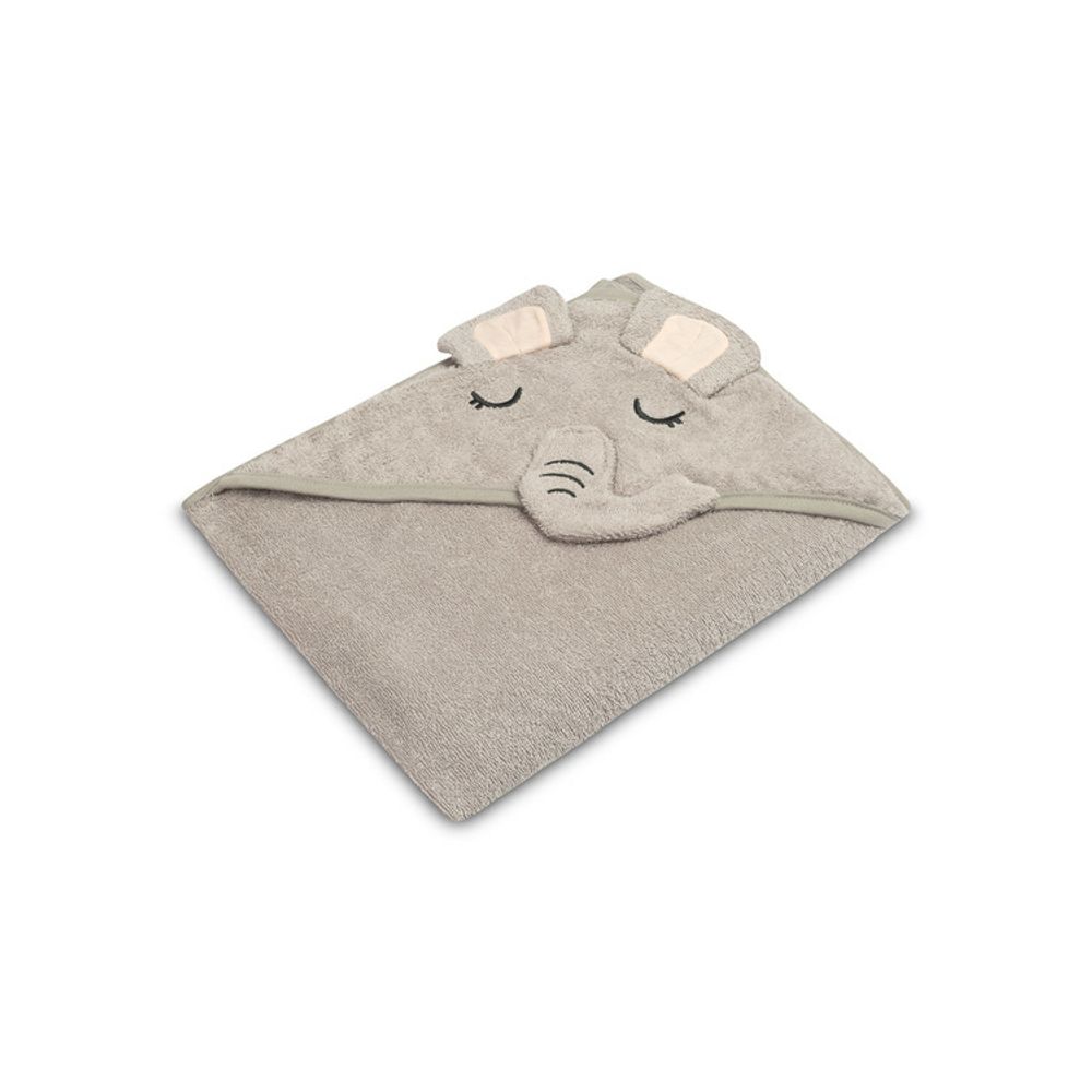 Bathfriends ručnik za djecu 100x100 slon siva slika 2