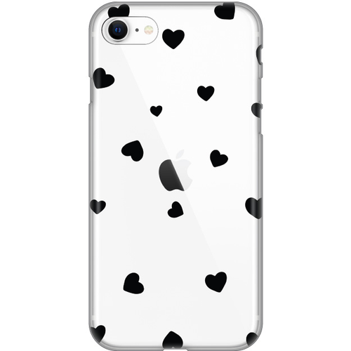 Torbica Silikonska Print Skin za iPhone 7/8/SE 2020/2022 Hearts slika 1