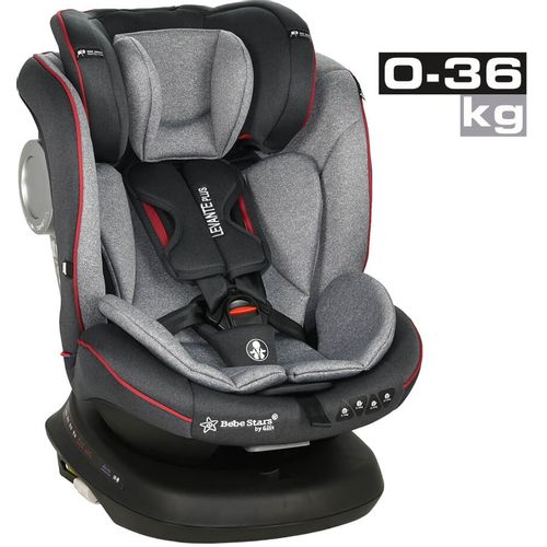 Bebe Stars autosjedalica Levante 360° 0-36kg ISOFIX - Red slika 1