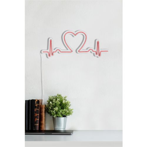 Wallity Ukrasna plastična LED rasvjeta, Love Rhythm - Pink slika 4