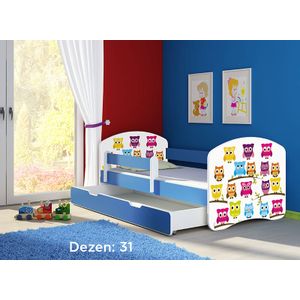 Deciji krevet ACMA II 160x80 F + dusek 6 cm BLUE31