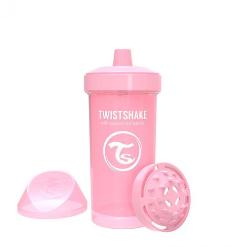 Twistshake Kid Cup 360ml 12+m Pastel Pink slika 1